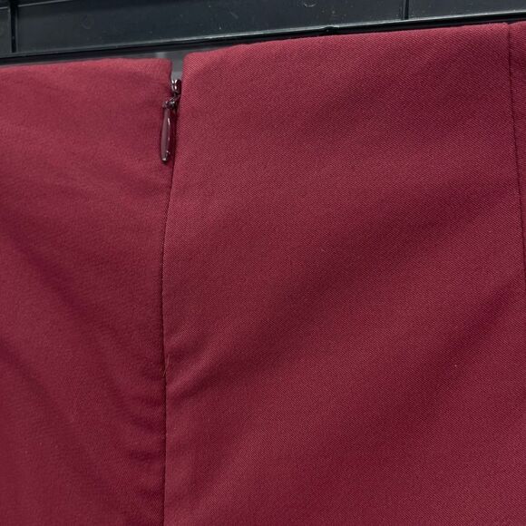 Theory Neoteric Skinny Cropped Pants (Burgundy) - 4 - Picture 7 of 11